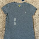 Polo Ralph Lauren Womens SMALL Crewneck Pony Logo Tee GREY HEATHER PERFECT CREW