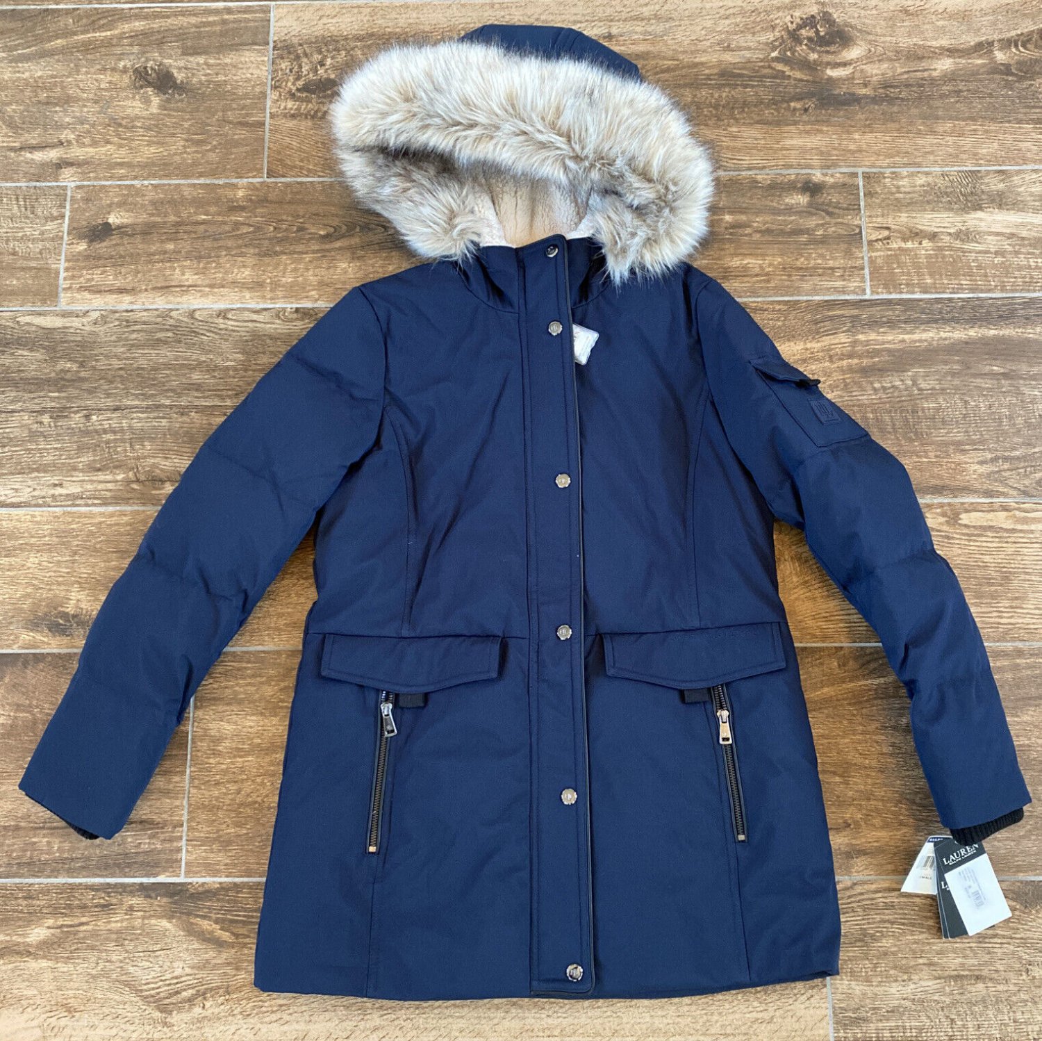 Lauren Ralph Lauren Expedition ANORAK Down Hooded Parka JACKET COAT ...