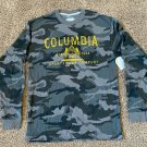 NWT Men's Columbia sportswear Long Sleeve Camouflage CAMO T-Shirt-Size M MEDIUM
