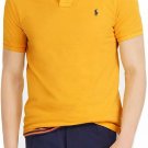 New Polo Ralph Lauren Mens Custom Slim Fit Polo Shirt Gold XL yellow