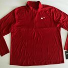 Nike SUPERSET Men's Dri-FIT Core 1/2 Zip Red LS Pullover Top Large L DM1485 687