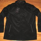 New TUMI Black 4T-2013 T-Tech Zip Coat Jacket + Hood LARGE LRG LG L NWT $250