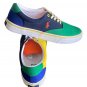 Polo Ralph Lauren Thorton SK- VLC Canvas Low Top Sneaker 9 11 shoes colorful