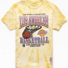 Mitchell & Ness NBA LA LAKERS YELLOW Tie Dye Men's Shirt Mens SZ S M XXL CHAMPS