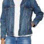 LEVI'S Premium Men's L LARGE Long Sleeve Trucker Jacket Blue DENIM 72334-0354