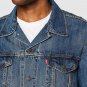 LEVI'S Premium Men's L LARGE Long Sleeve Trucker Jacket Blue DENIM 72334-0354