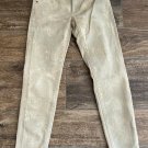 Polo Ralph Lauren Womens Tompkins Skinny CROP Jeans Authentic TAN 25 26 27