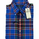 Ralph Lauren Men's Classic Untucked Fit Performance FLANNEL Button-Down Shirt