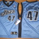 NEW ADIDAS UTAH JAZZ andre KIRILENKO JERSEY YOUTH L 14 16 NWT AK 47 NWT BLUE