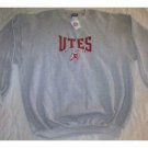 NEW UTAH UTES SWEATSHIRT  BASKETBALL PULLOVER XL NWT XLARGE GREY GRAY