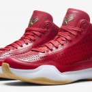 Mens SZ 8 Nike Kobe X 10 Mid EXT RED Metallic Gold Gum Bottom 802366 600 NEW