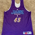 UTAH JAZZ CHAMPION GAME USED WORN CHRIS MORRIS MOUNTAIN STYLE WARM UP JERSEY 3XL