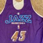 UTAH JAZZ CHAMPION GAME USED WORN CHRIS MORRIS MOUNTAIN STYLE WARM UP JERSEY 3XL