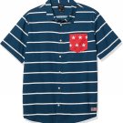 Quiksilver Men's S L 4TH OF JULY CLASSIC Shirt Short Sleeve Woven REGULAR FIT