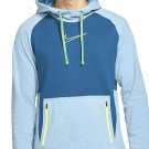 NEW Nike Therma-FIT Men's Pullover Training Hoodie DD2112-469 M L XL NWT BLUE
