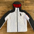 NWT Polo Ralph Lauren Men’s  Big Pony Hooded Down Puffer Jacket WHITE BLACK NEW