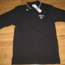 NFL OAKLAND RAIDERS COACHES POLO SHIRT M MEDIUM MED COLLARED GOLF BLACK NEW NWT
