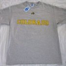 NEW COLORADO BUFFALOES T SHIRT XL NWT FOOTBALL GREY PAC 12 GRAY GREY NCAA NEW