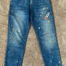 NEW polo ralph lauren Girls ASTOR SLIM BOYFRIEND BLUE ANKLE JEANS Pants SIZE 14