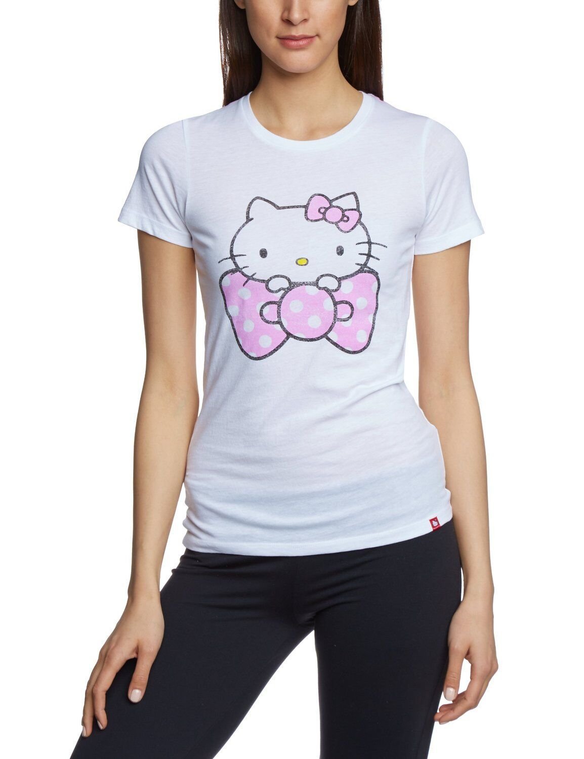 Vans SANRIO HELLO KITTY Tee Shirt Womens WHITE XS T-Shirt NWT NEW POLKA DOT NEW