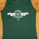 WOMENS NEW YORK JETS TANK TOP SLEEVELESS LARGE L SHIRT NWT NY LRG LADIES JUNIORS
