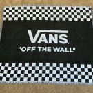 NEW VANS FAMILY OFF THE WALL THROW BLANKET FRINGE 65" X 53" RARE COLLECTIBLE