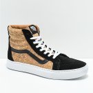 Vans CORK Sk8 hi Pro CUP Tan Black Cork Suede men size 8 8.5 9.5 10 12 RARE