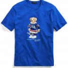 Polo Ralph Lauren Mens Limited Polo Bear T-Shirt Blue HOCKEY NEW NWT M XXL