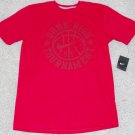 NIKE TEE T SHIRT TOP L LARGE LRG LG NWT STANDARD FIT RED DUNK HIGH TOURNAMENT 85
