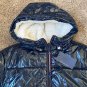 Women's TOMMY HILFIGER REVERSIBLE WINTER COAT JACKET PUFFER GLOSSY SHERPA $180