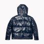 Women's TOMMY HILFIGER REVERSIBLE WINTER COAT JACKET PUFFER GLOSSY SHERPA $180
