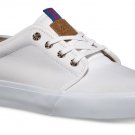 Vans 106 Vulcanized CA Brushed Twill True White Men's Skate Shoes Size 6.5