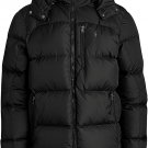 NEW Polo Ralph Lauren Mens El Cap Hooded Down Jacket Coat Ripstop Black PUFFER