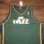 NEW ADIDAS UTAH JAZZ PRO CUT NBA JERSEY BLANK GREEN AUTHENTIC SIZE 4XL +4 4X NWT