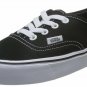 Vans Authentic Lite Sneakers (Canvas) Black White Mens 9 Womens 10.5 NEW NIB