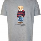 Polo Ralph Lauren Mens Limited Polo Bear T-Shirt Grey Red Navy Rugby NEW NWT M X