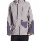 New Oakley Men's Hourglass 3 L Gore Jacket Grey M Medium L Large