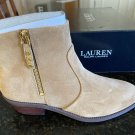 NEW Polo Ralph Lauren Prudence Women’s Ankle CAMEL SUEDE Boots 6 6.5 7 7.5 $140