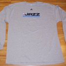 UTAH JAZZ GAME USED TEAM ISSUE 2XLT T SHIRT LONG SLEEVE