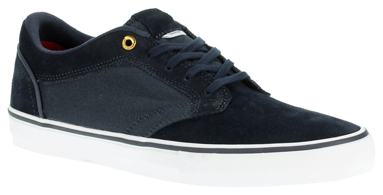 VANS SHOES TYPE II 2 SUEDE NAVY WHITE Mens M SZ 7 WOMENS 8.5 NEW NIB SKATE SK8