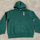 Polo Ralph Lauren Mens Polo Bear Graphic Logo Hoodie GREEN FULL ZIP XXL FOOTBALL