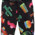 Vans Isla Vista Boardshorts Day of the Dead Size 28 32 34 36 38 Black