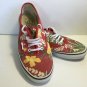 VANS ERA VAN DOREN MENS 3.5 WOMENS 5 RED HAWAIIAN SHOES FLORAL NIB