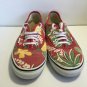 VANS ERA VAN DOREN MENS 3.5 WOMENS 5 RED HAWAIIAN SHOES FLORAL NIB