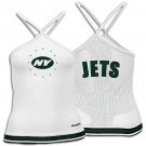 REEBOK NEW YORK JETS LADIES WOMENS HALTER TOP M JUNIOR MEDIUM NWT NFL FOOTBALL