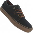 NEW VANS CHUKKA LOW BLACK GUM FLANNEL SZ SIZE MENS 6.5 24.5 CM SHOES WOMENS 8