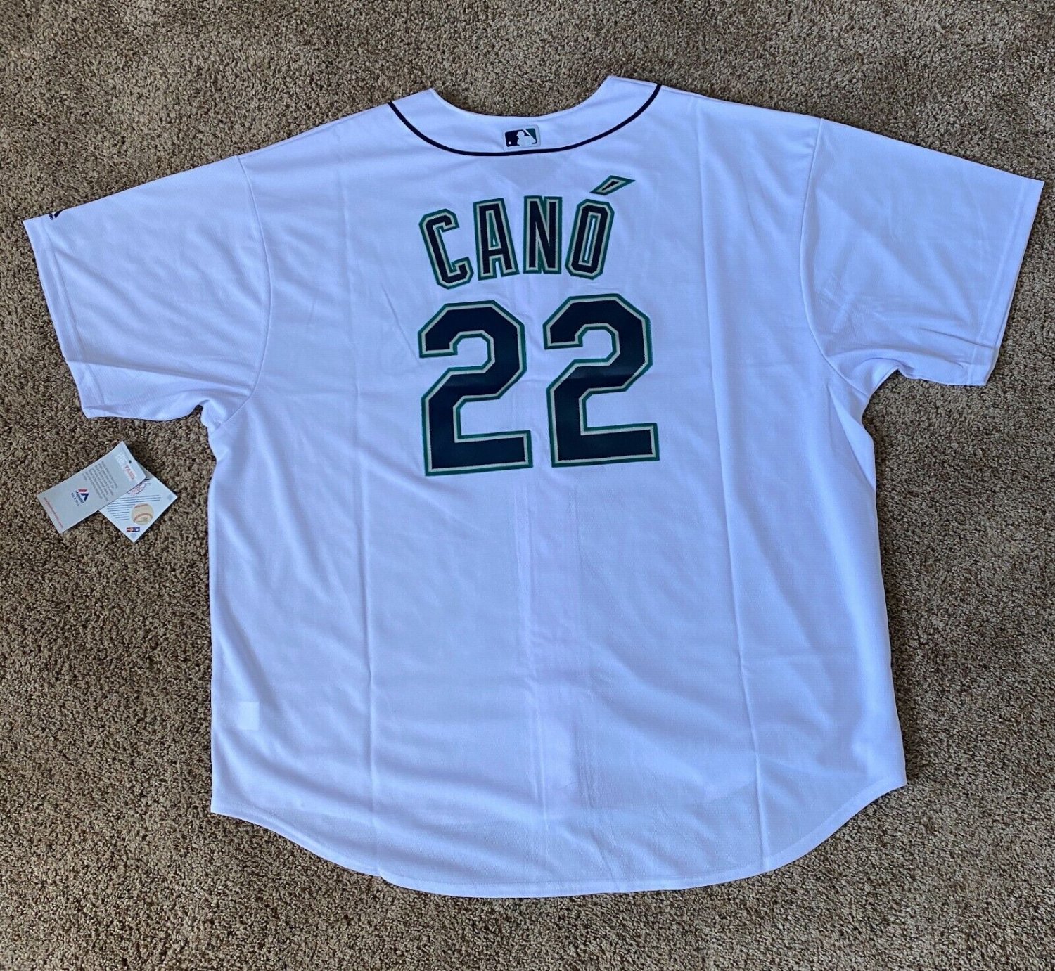 NEW Majestic MLB SEATTLE MARINERS Cool Base ROBINSON CANO Jersey Mens Size 4XL