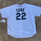 NEW Majestic MLB SEATTLE MARINERS Cool Base ROBINSON CANO Jersey Mens Size 4XL