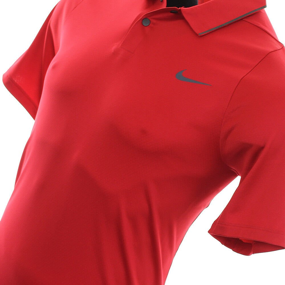 NWT Nike Tiger Woods TW VELOCITY MAX UV PIQU&Atilde;� RED Men Polo 726201-687 SZ XXL 2XL