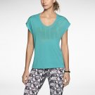Nike Dri-Fit Touch Club Boxy Women's Training T-Shirt 637553 green NEW TOP M/L